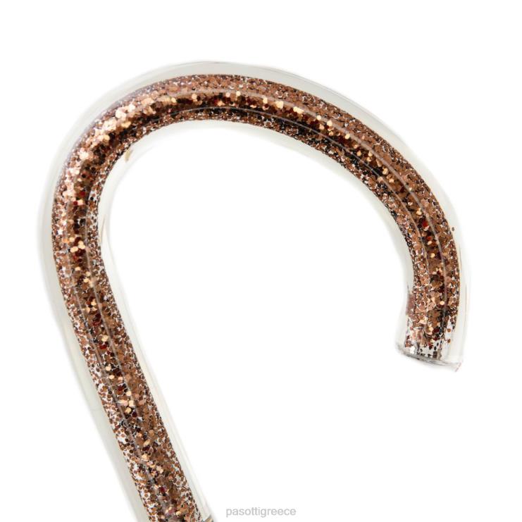 ομπρέλα | PASOTTI 189 55975-22 p34 - χακί ομπρέλα με λουλούδια και γκλίτερ 2N6B8346 γυναίκες